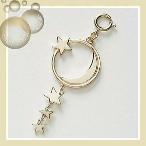 ⚡Flash Sale ⚡Anthropologie Moon & Stars Bag Charm